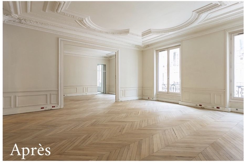 Après — parquet point de Hongrie