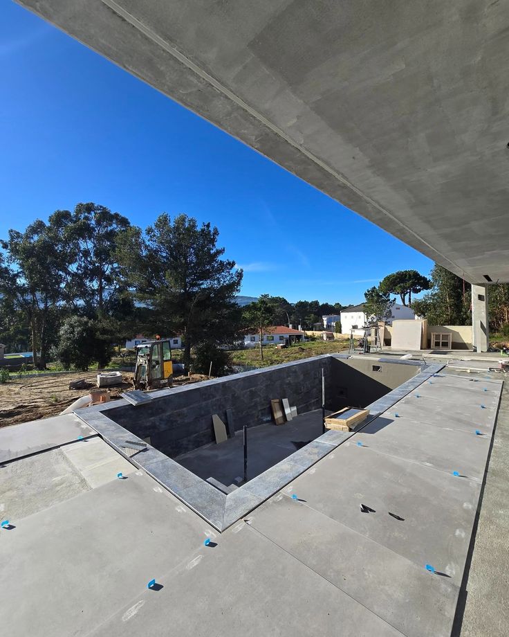 Piscine ardoise