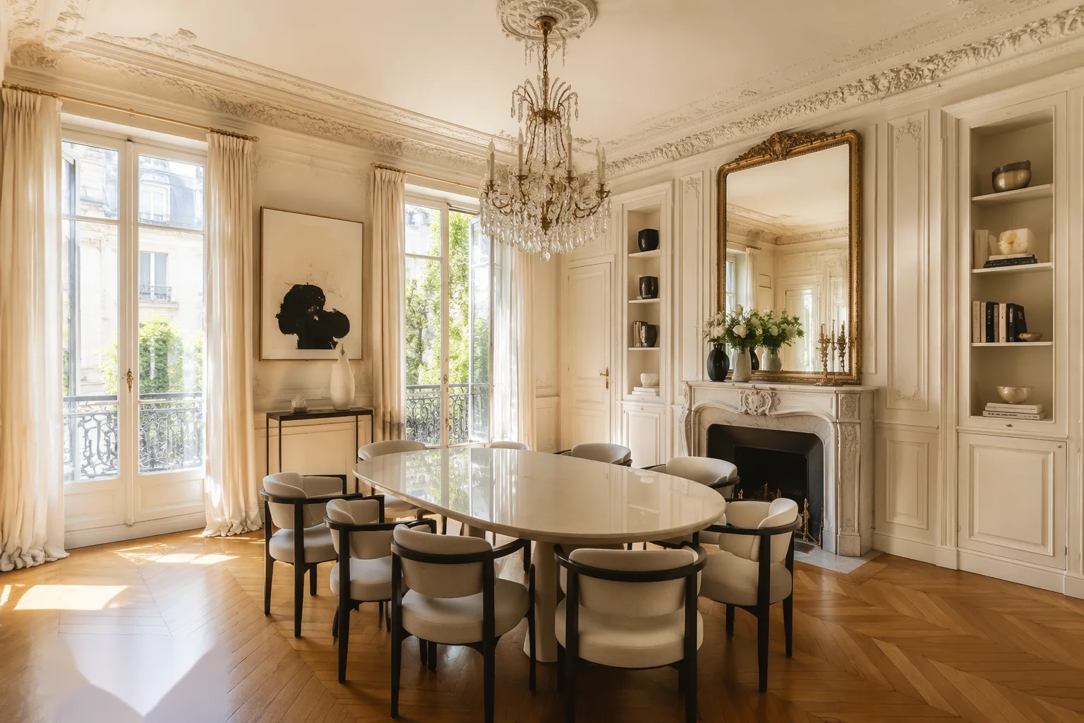 Appartement de réception — intérieur