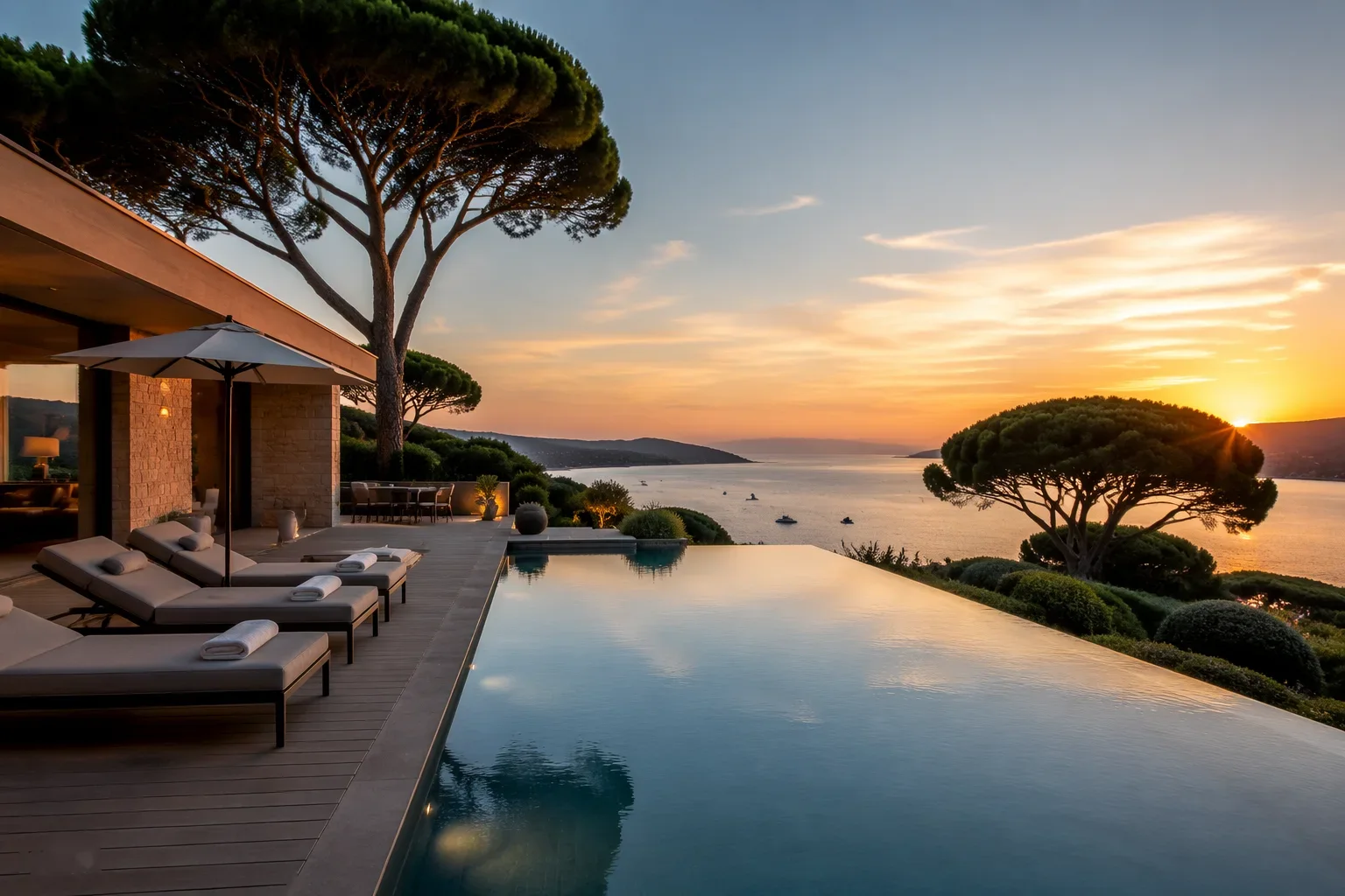 Villa contemporanea — interni