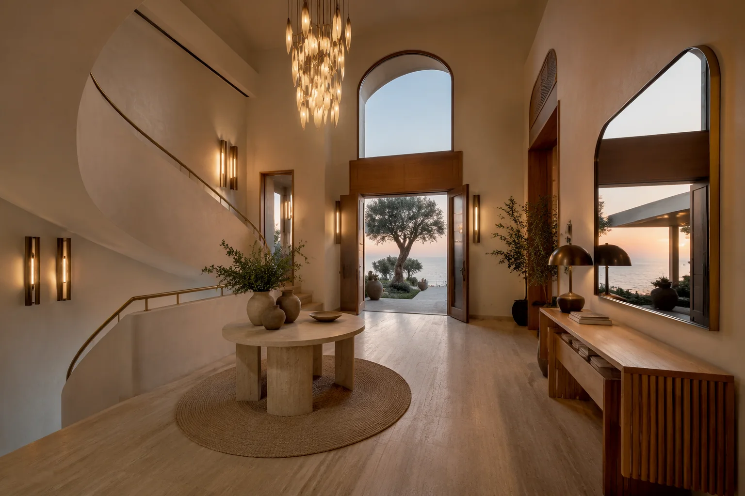 Villa contemporanea — interni