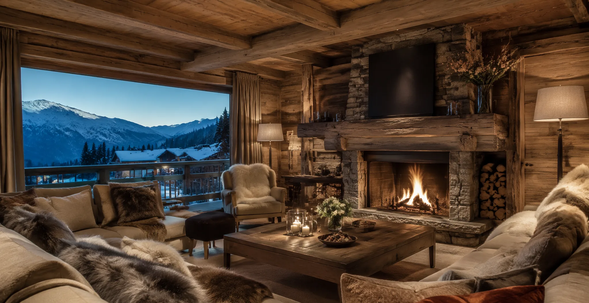Chalet ski-in / ski-out — interni